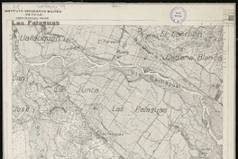 Las Pataguas  [material cartográfico] Instituto Geográfico Militar de Chile. Carta de Estado Mayor.