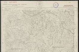 Maitenguapi Departamento de Talca [material cartográfico] : Estado Mayor Jeneral del Ejército de Chile. Departamento de Levantamiento.