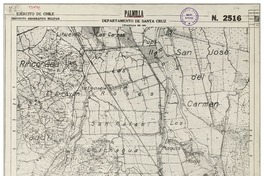 Palmilla Departamento de Santa Cruz [material cartográfico] : Ejército de Chile. Instituto Geográfico Militar.