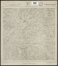 Quebrada de Alvarado Departamento de Quillota [material cartográfico] : Estado Mayor Jeneral del Ejército de Chile. Departamento de Levantamiento.