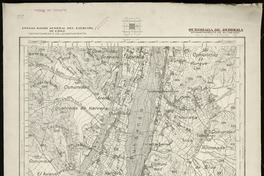 Quebrada de Herrera Departamento de Putaendo [material cartográfico] : Estado Mayor Jeneral del Ejército de Chile. Departamento de Levantamiento.