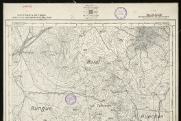 Rungue Departamento de Santiago [material cartográfico] : República de Chile. Instituto Geográfico Militar.