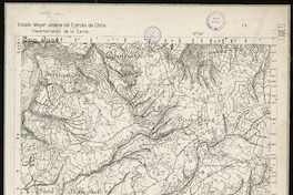 San José  [material cartográfico] Estado Mayor Jeneral del Ejército de Chile. Departamento de la Carta ; levantada por el Teniente Monardez.
