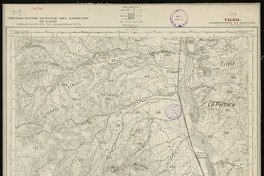 Tiltil Departamento de Santiago [material cartográfico] : Estado Mayor Jeneral del Ejército de Chile. Departamento de Levantamiento.