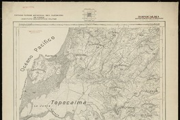 Topocalma Departamento de San Fernando [material cartográfico] : Estado Mayor General del Ejército de Chile. Instituto Geográfico Militar.