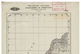 Pullaullao - Las Cañas Departamento de Constitucióm [material cartográfico] : Instituto Geográfico Militar de Chile.