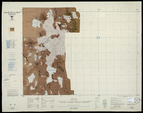 Salar de la Isla 2500-6730: carta terrestre