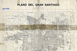 Plano del Gran Santiago