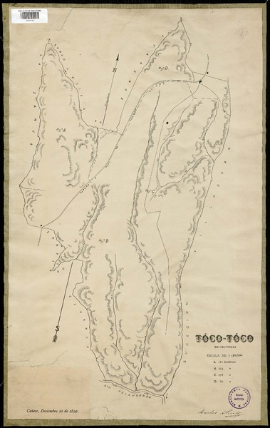 Tóco-Tóco 816 hectáreas [material cartográfico] :