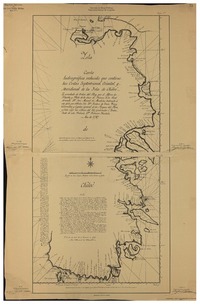 Isla de Chiloé carta hidrográfica reducida que contiene las costas septentrional, oriental y meridional de la isla de Chiloé ..., San Carlos de Chiloé, 28 de diciembre de 1787