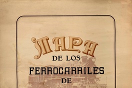Mapa de los ferrocarriles de Chile Mapa de los ferrocarriles de Chile