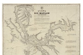 Plano del Río Maullín i sus tributarios  [material cartográfico] Formado por la Comisión Esploradora de Chiloé i LLanquihue ; bajo la Dirección del Cap. G. de Fta. Francisco Vidal Gormaz.
