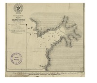 Plano de la Caleta Oscuro Costas de Chile [material cartográfico] : por Luis Uribe, Tte. 1 G.