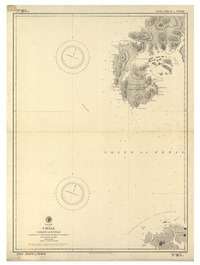 Chile Golfo de Peñas [i.e. Penas] : desde la Cta. Cliff hasta el Arch. Guayaneco [i.e. Guayeco]