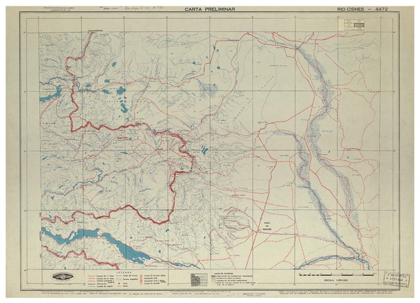 Río Cisnes 4472 : carta preliminar [material cartográfico] : Instituto Geográfico Militar de Chile.