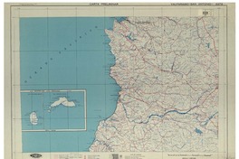 Valparaíso - San Antonio 3372 : carta preliminar [material cartográfico] : Instituto Geográfico Militar de Chile.