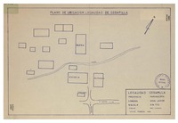 Plano de ubicación localidad de Cosapilla  [material cartográfico] dibujo Fernando Canario.