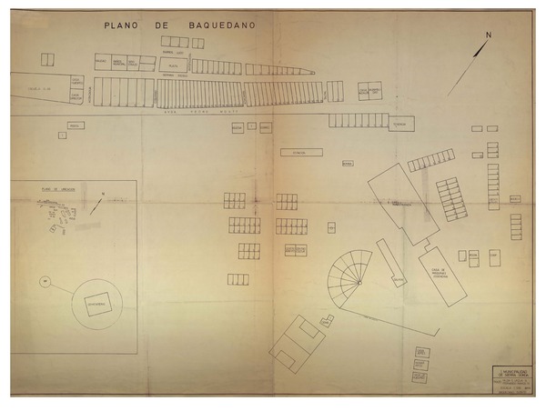 Plano de Baquedano  [material cartográfico] I. Municipalidad de Sierra Gorda.
