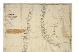 Carta de los sinietros marítimos ocurridos sobre el litoral chileno