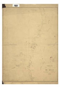 [Costa de Chile] tomada de una carta incompleta de la Costa de Chile á bordo del buque de S.M.B. Beagle, 1835.