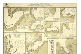 Patagonia occidental Croquis de fondeaderos en el canal