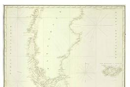 Carte des Côtes de la Patagonia et des mars du Cap Horn