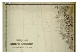 South Coast of South America showing the navegation round Cape Horn
