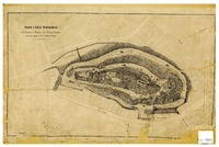 Plano i vista panorámica del Cerro i Paseo de Santa Lucia tal cual existía el 15 de febrero de 1873