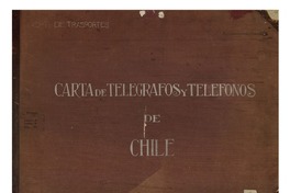 Carta de telegráfos y teléfonos de Chile