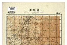 Santiago Santiago - San Bernardo - Maipo [material cartográfico] : Instituto Geográfico Militar de Chile.