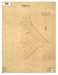 Plano del Radio de la Segunda Comisaria [de] Valparaíso