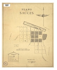 Plano de Los Sauces  [material cartográfico]
