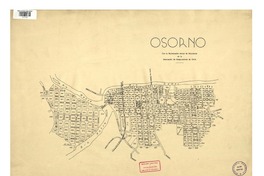 Osorno con la numeración oficial de manzanas [material cartográfico] : de la Asociación de Aseguradores de Chile