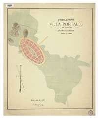 Población Villa Portales y sus vecindades Lonquimay [material cartográfico] :