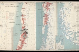 Mapa eléctrico de Chile ENDESA.