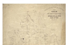 Demarcación de límites con Chile mapa preliminar (Región de la Puna) [de la] Subcomisión [Argentina] no. 6.