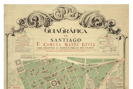 Guía gráfica de Santiago 1° Comuna Santa Lucia.