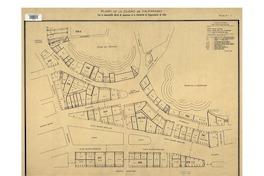 Plano de la ciudad de Valparaíso con la numeración oficial de manzanas [material cartográfico] : de la Asociación de Aseguradores de Chile.