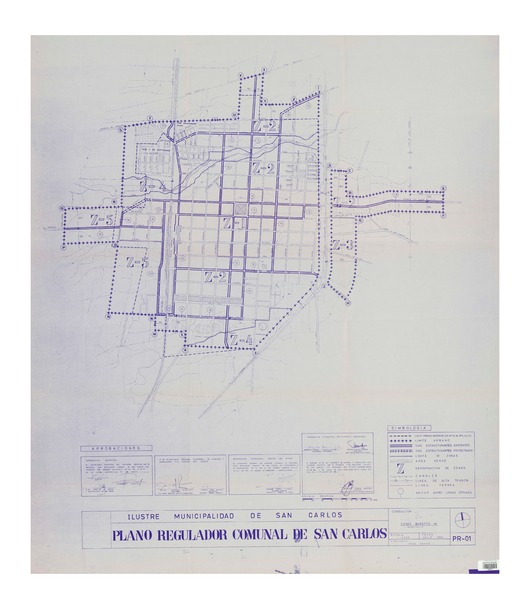 Plan regulador comunal de San Carlos  [material cartográfico] Ilustre Municipalidad de San Carlos.