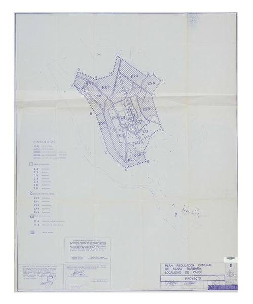 Plan regulador comunal de Santa Bárbara. Localidad de Ralco  [material cartográfico] Municipalidad de Santa Bárbara.
