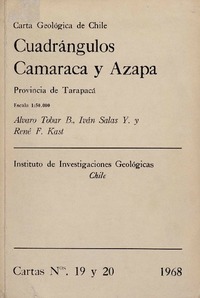 Cuadrángulos Camaraca y Azapa Provincia de Tarapacá