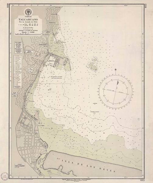 Talcahuano  [material cartográfico] por la Armada de Chile.