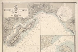 Puerto Monnt y Tenglo  [material cartográfico] por el Instituto Hidrográfico de la Armada de Chile.