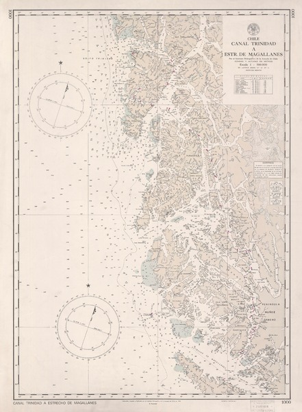 Chile, Canal Trinidad a [Estrecho] de Magallanes