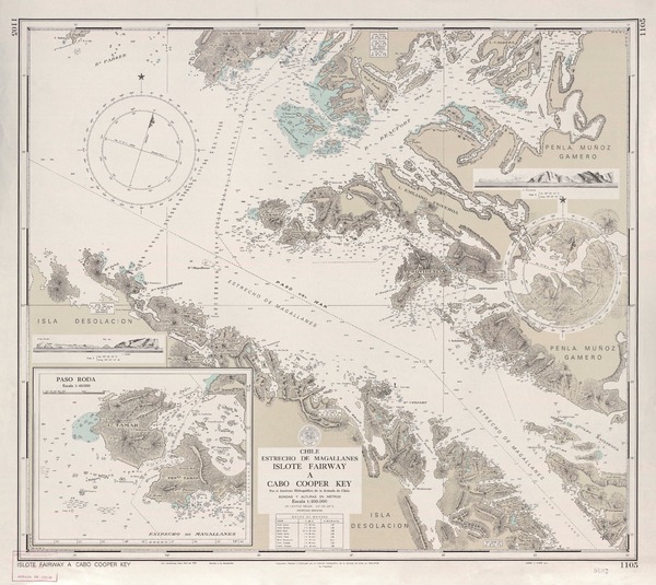 Islote Fairway a Cabo Cooper Key Estrecho de Magallanes [material cartográfico] : por el Instituto Hidrográfico de la Armada de Chile.