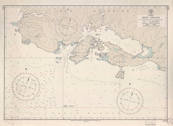 Seno Grandi  [material cartográfico] por el Instituto Hidrográfico de la Armada de Chile.