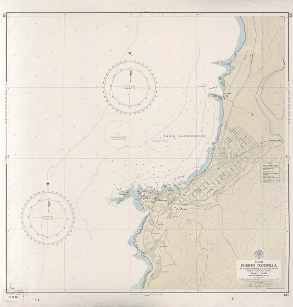 Puerto Tocopilla  [material cartográfico] por el Instituto Hidrográfico de la Armada de Chile.