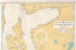 Bahía Inútil a seno Almirantazgo y acceso norte al canal Magdalena  [material cartográfico] por el Servicio Hidrográfico y Oceanográfico de la Armada de Chile.
