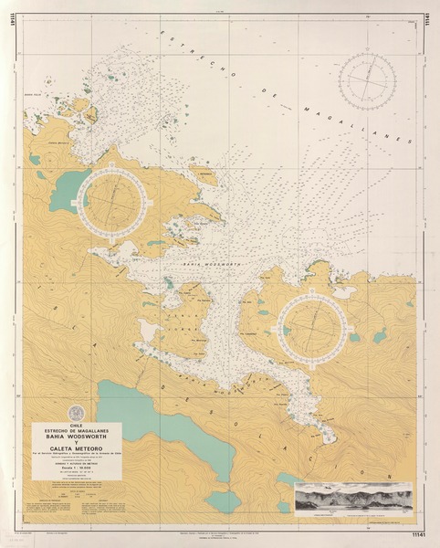 Bahía Wodsworth y Caleta Meteoro Estrecho de Magallanes