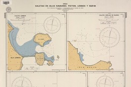 Caletas en las Islas Navarino, Picton, Lennox y Nueva